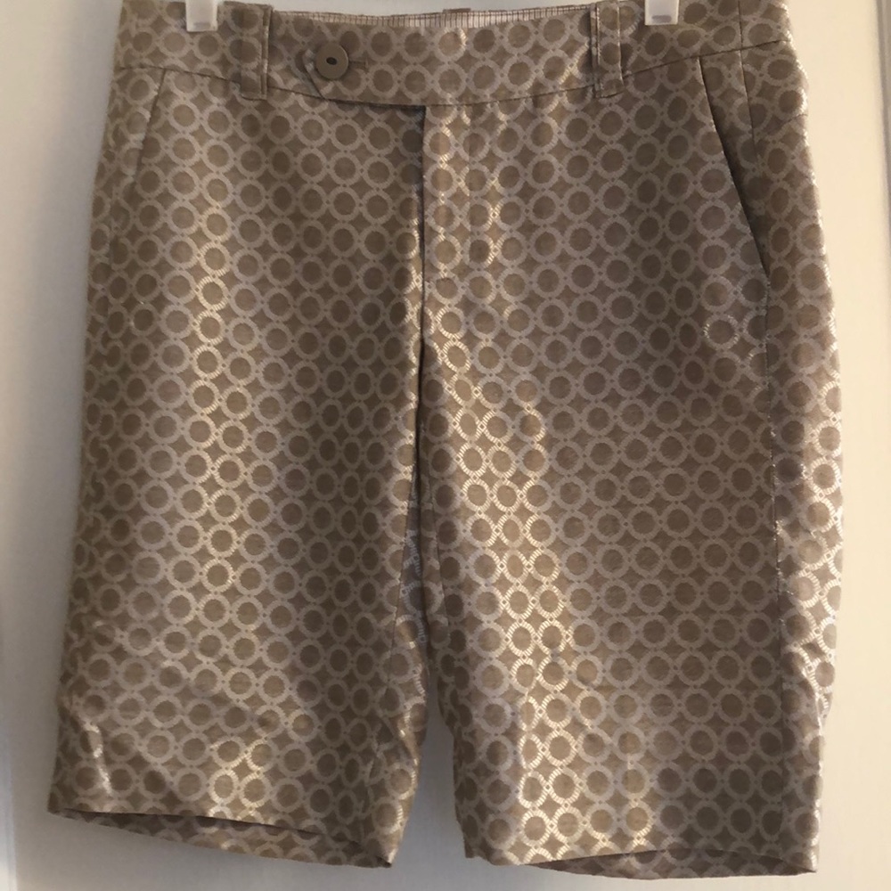 Cartonnier shorts metallic circle print
